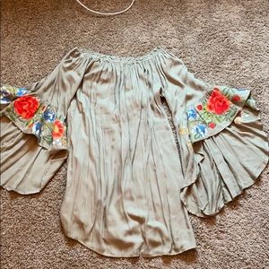 Altar’d state embroidered T-shirt dress